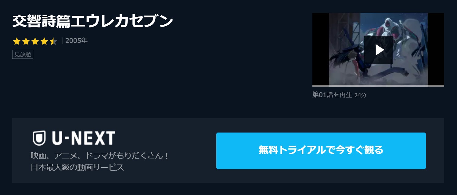 アニメ 交響詩篇エウレカセブンを1話から最終話まで動画無料視聴 芸能人ドラマ 映画出演情報まとめ